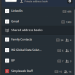 Contactzilla sidebar